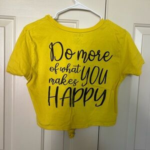 Yellow Graphic Kids T-Shirt